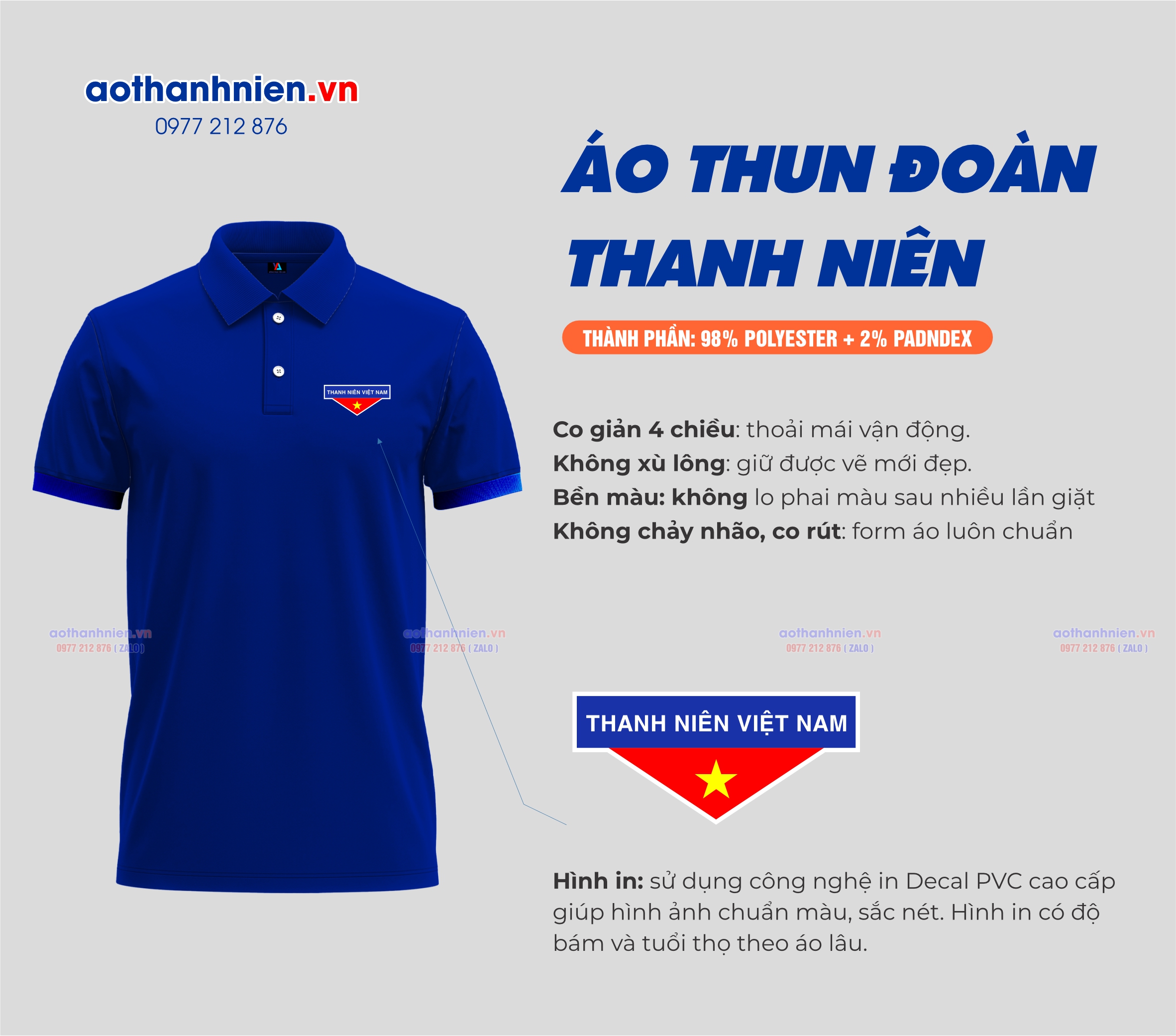 Áo thun đoàn thanh niên Áo thun đoàn thanh niên