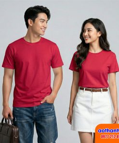 Áo đồng phục cổ tròn, đồng phục doanh nghiệp, đồng phục team building