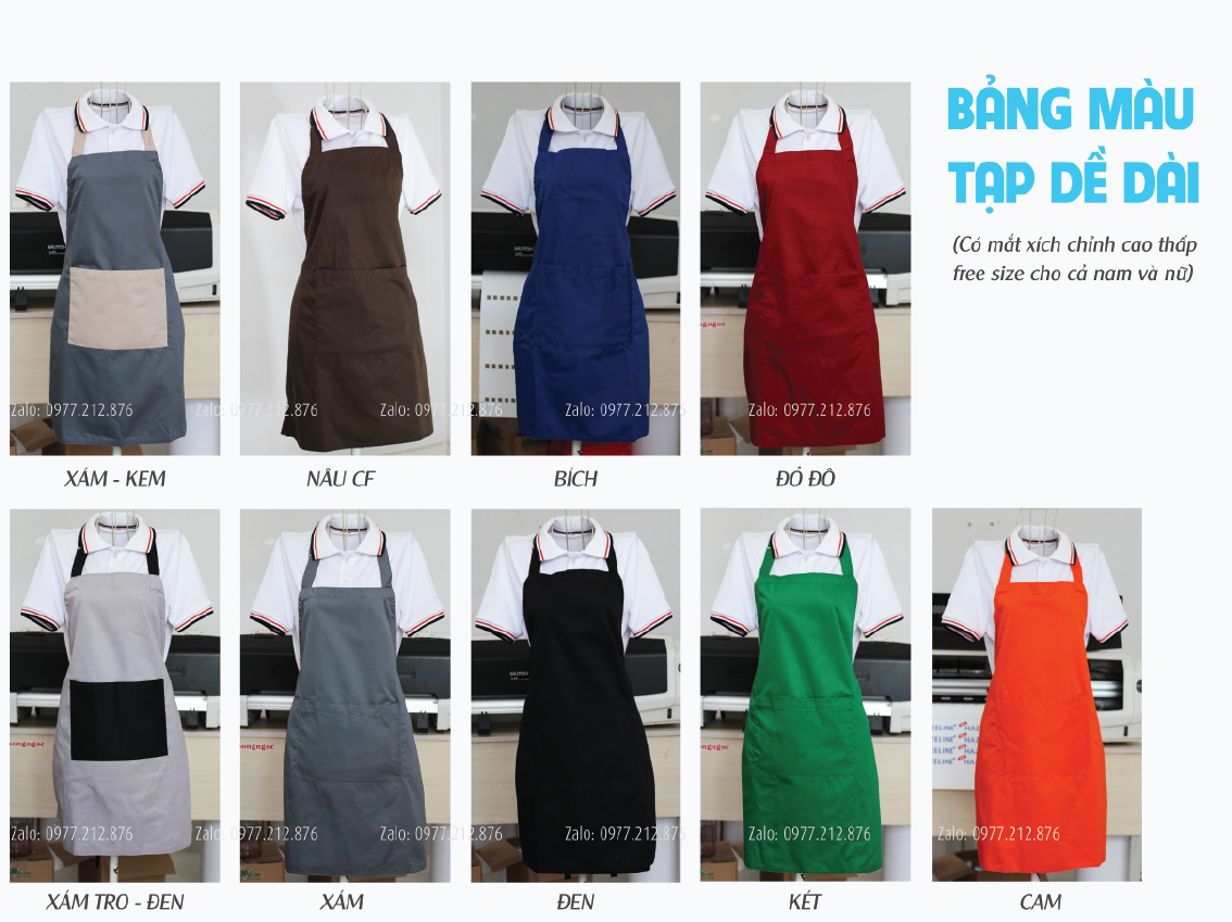 đồng phục tạp dề bếp đồng phục tạp dề bếp