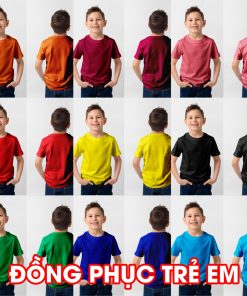 đồng phục trẻ em cổ tròn