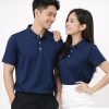 Áo thun đồng phục màu xanh đen vải poly xịn