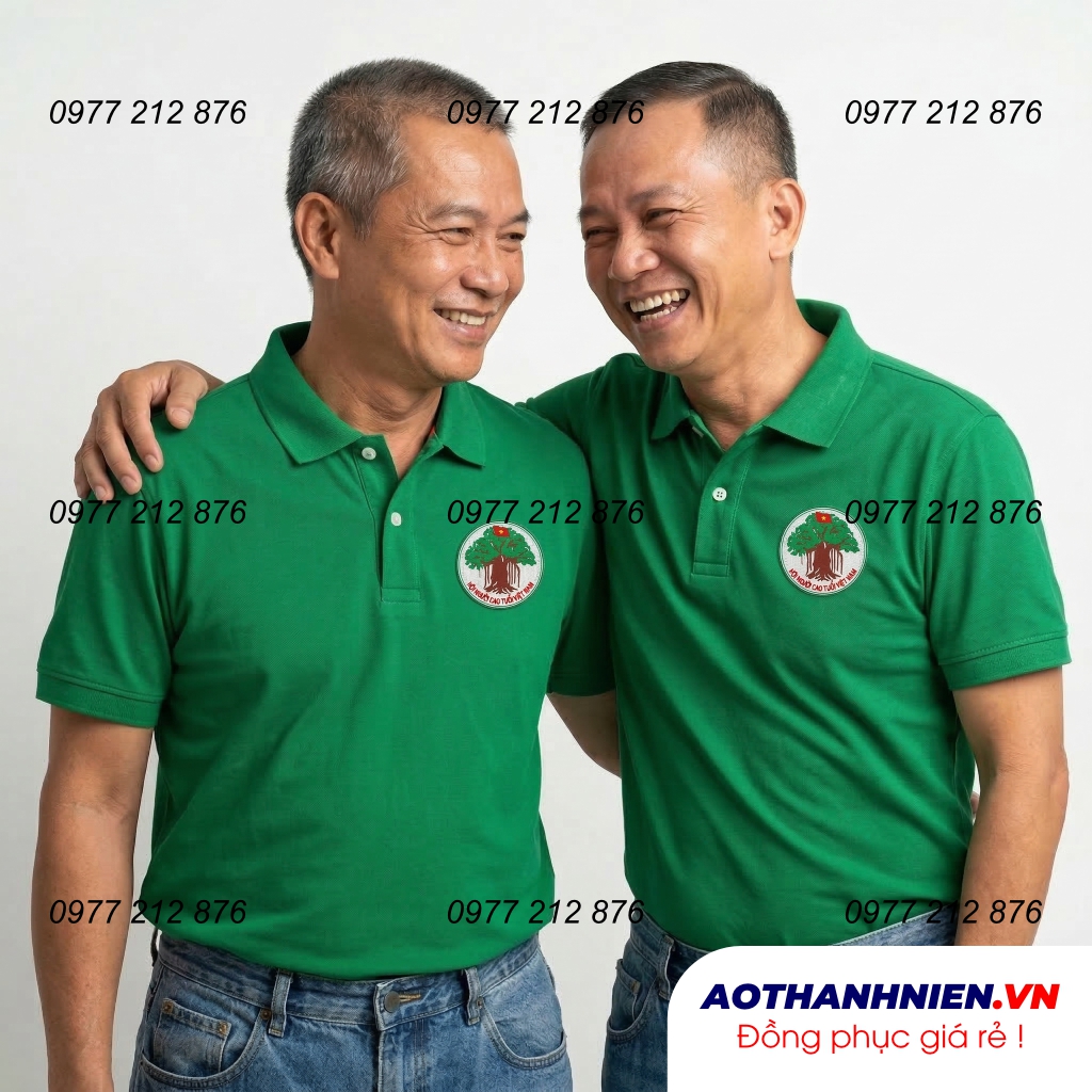 áo thun hội người cao tuổi, áo đồng phục