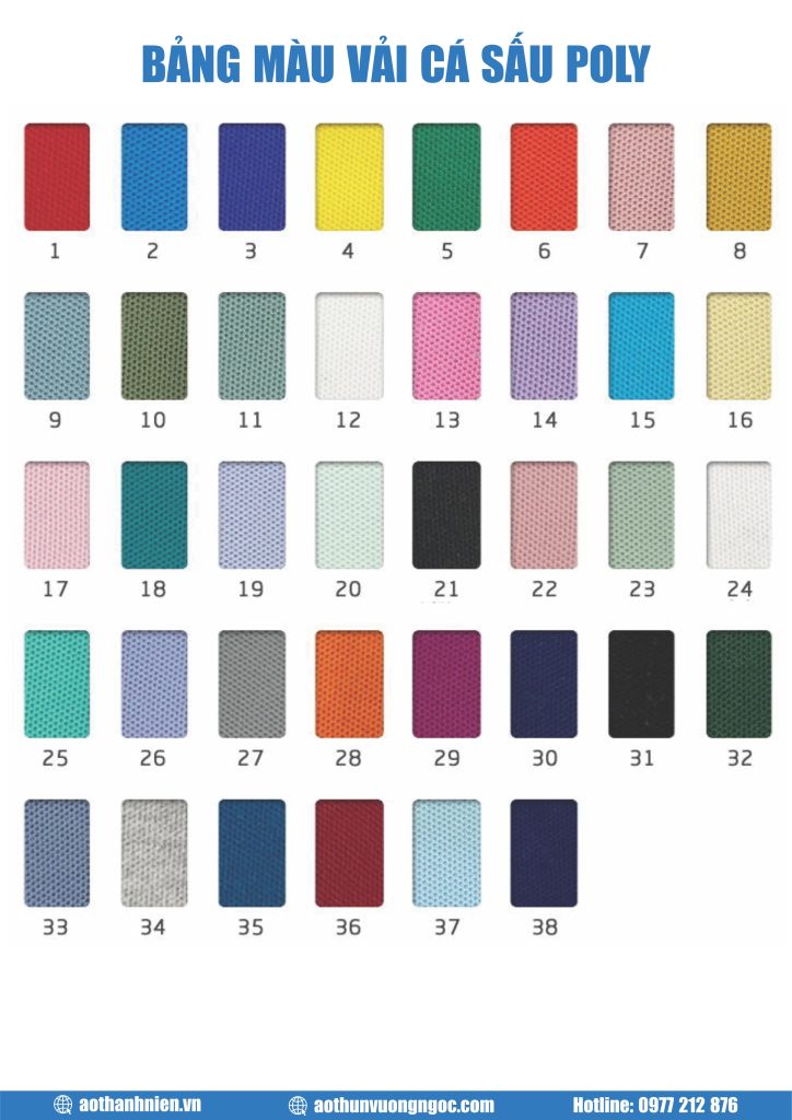 BẢNG THÔNG TIN VẢI - YEN ANH UNIFORM GỐC 2