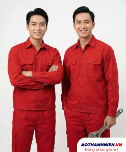 bảo hộ màu đỏ trơn