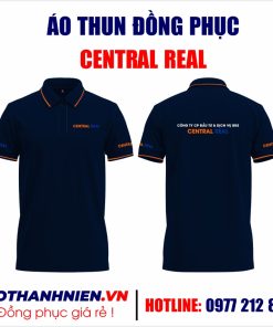 nhận may áo thun đồng phục in ấn, thêu theo yêu cầu - CENTRAL REAL