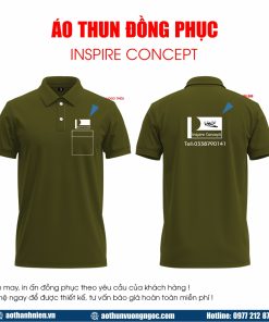 Áo thun đồng phục doanh nghiệp inspire concept đẹp