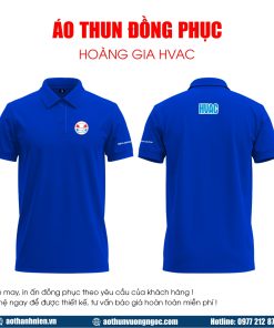 Mẫu áo thun đồng phục đẹp | Đồng phục công ty Hoàng Gia HVAC